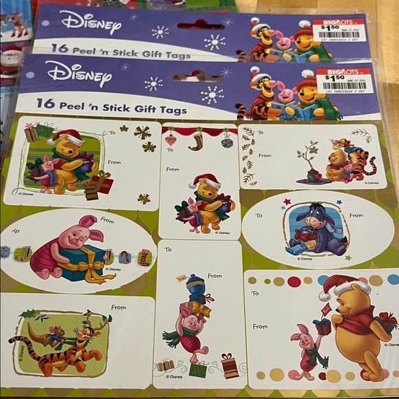 💲Favorite Characters Peel 'n Stick Gift Tags- 6 packs - Picture 3 of 5